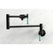 Kingston Brass KS4100CKL Kaiser Wall Mount Pot Filler Faucet, Matte Black KS4100CKL - alternate 3